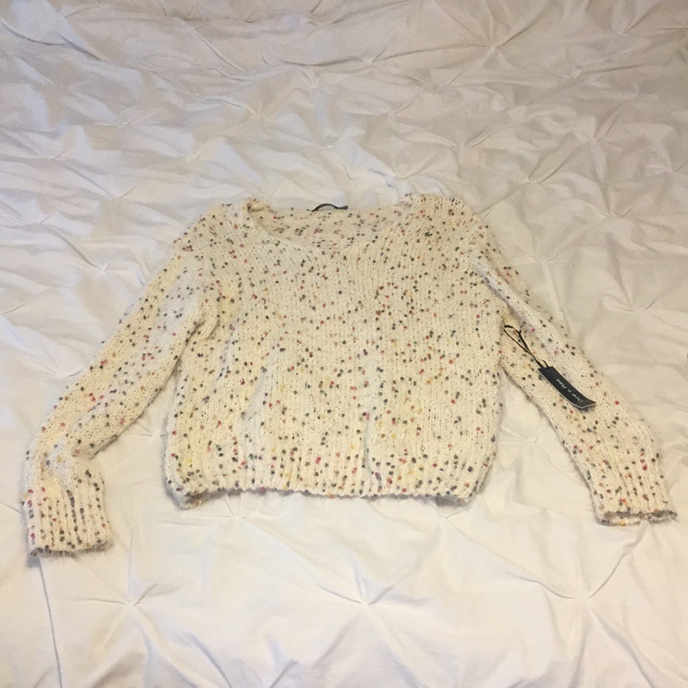 Brand new funfetti sweater
